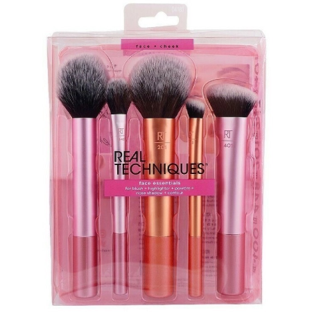 Real Techniques Face Essentials Brush Set 5 pcs , แปรงแต่งหน้า , Real Techniques .Face Essentials Brush Set ราคา , Face Essentials Brush Set รีวิว